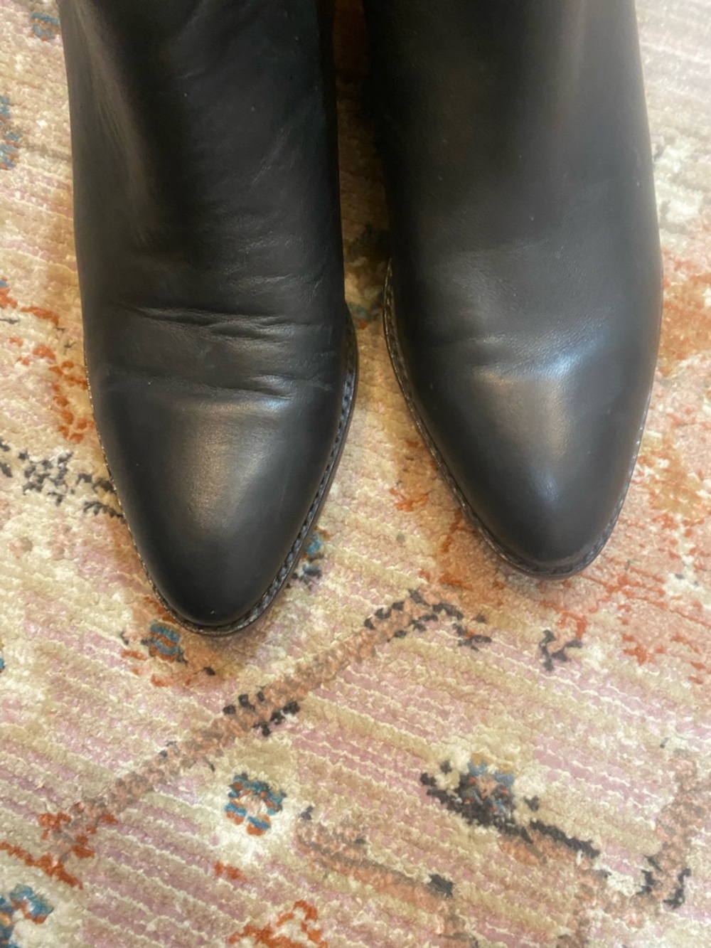Alexander Wang Kori ankle boots featuring a distinct metallic cutout block heel - Picture 12 of 14